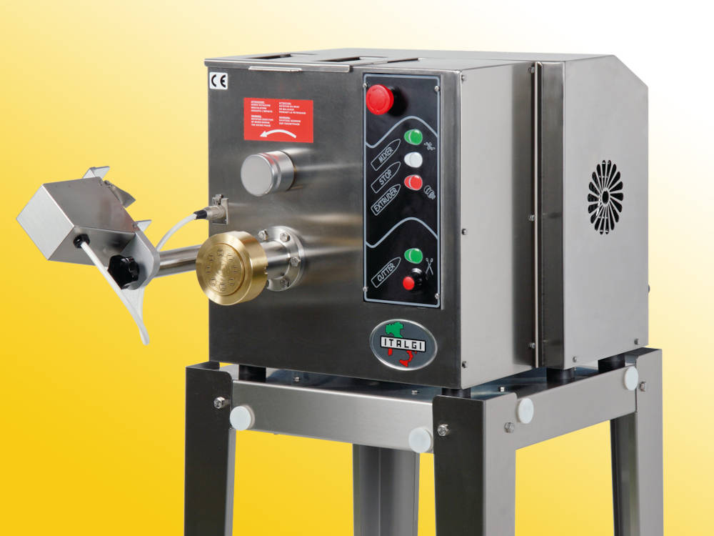 Extrusora Italgi Estro para distintos formatos de pasta fresca, incluido tagliatelle